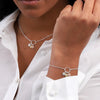 Three Magical Snowflakes Bracelet Or Necklace - sterling silver-NuNu jewellery