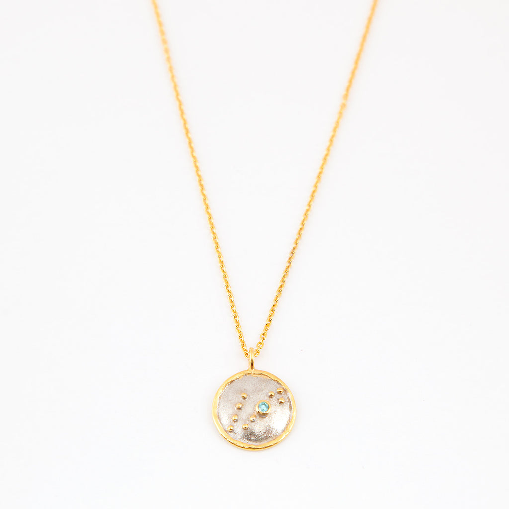 Constellation necklace Pisces - sterling silver-NuNu jewellery