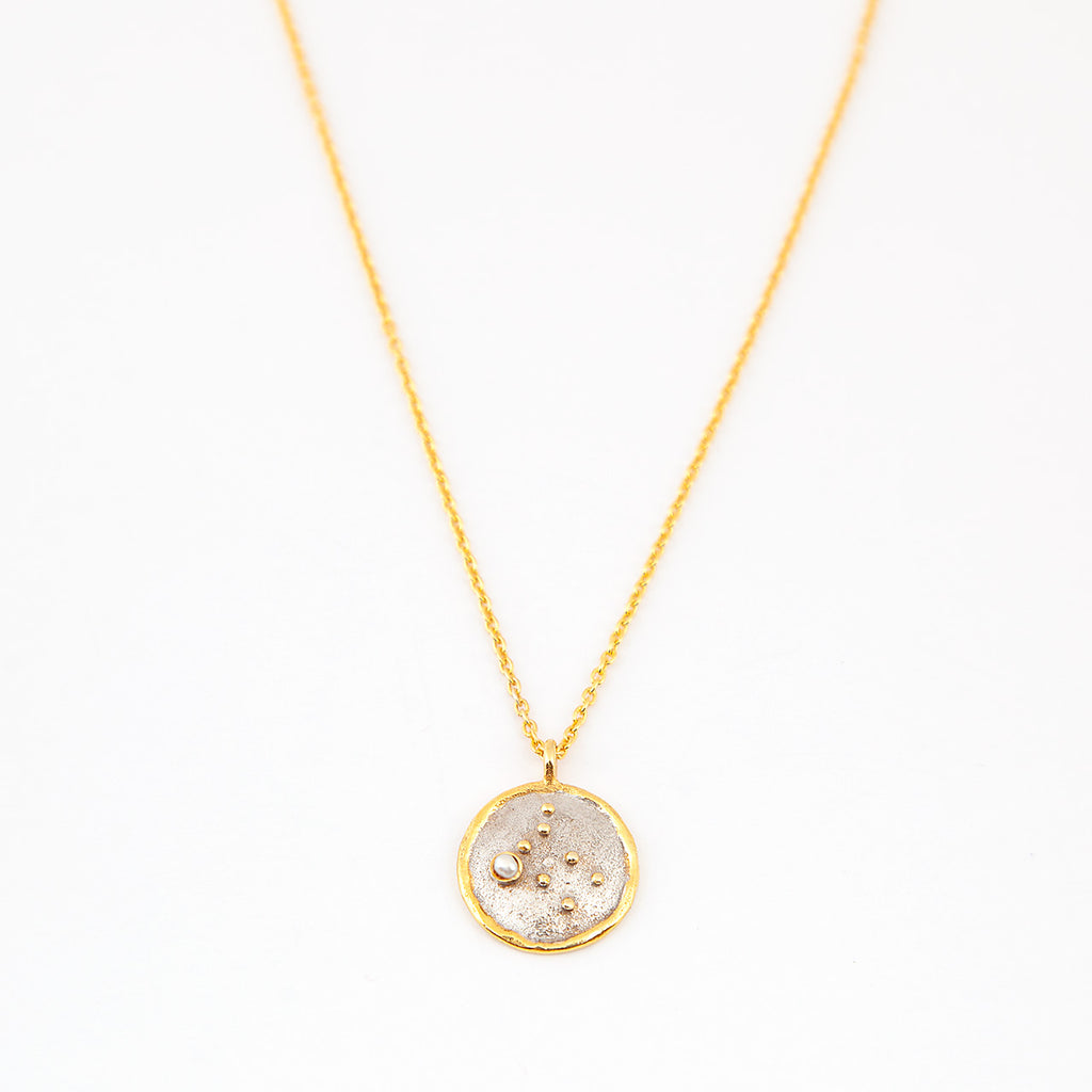 Constellation necklace Gemini - sterling silver-NuNu jewellery