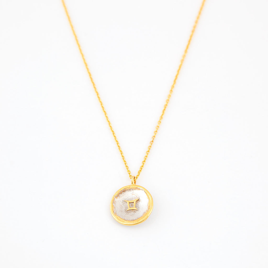 Constellation necklace Gemini - sterling silver-NuNu jewellery