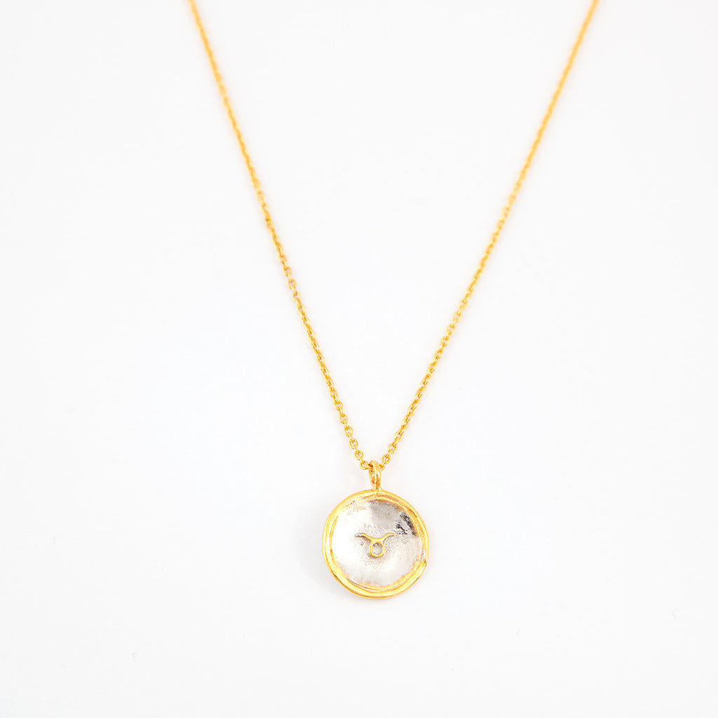 Constellation necklace Taurus - sterling silver-NuNu jewellery
