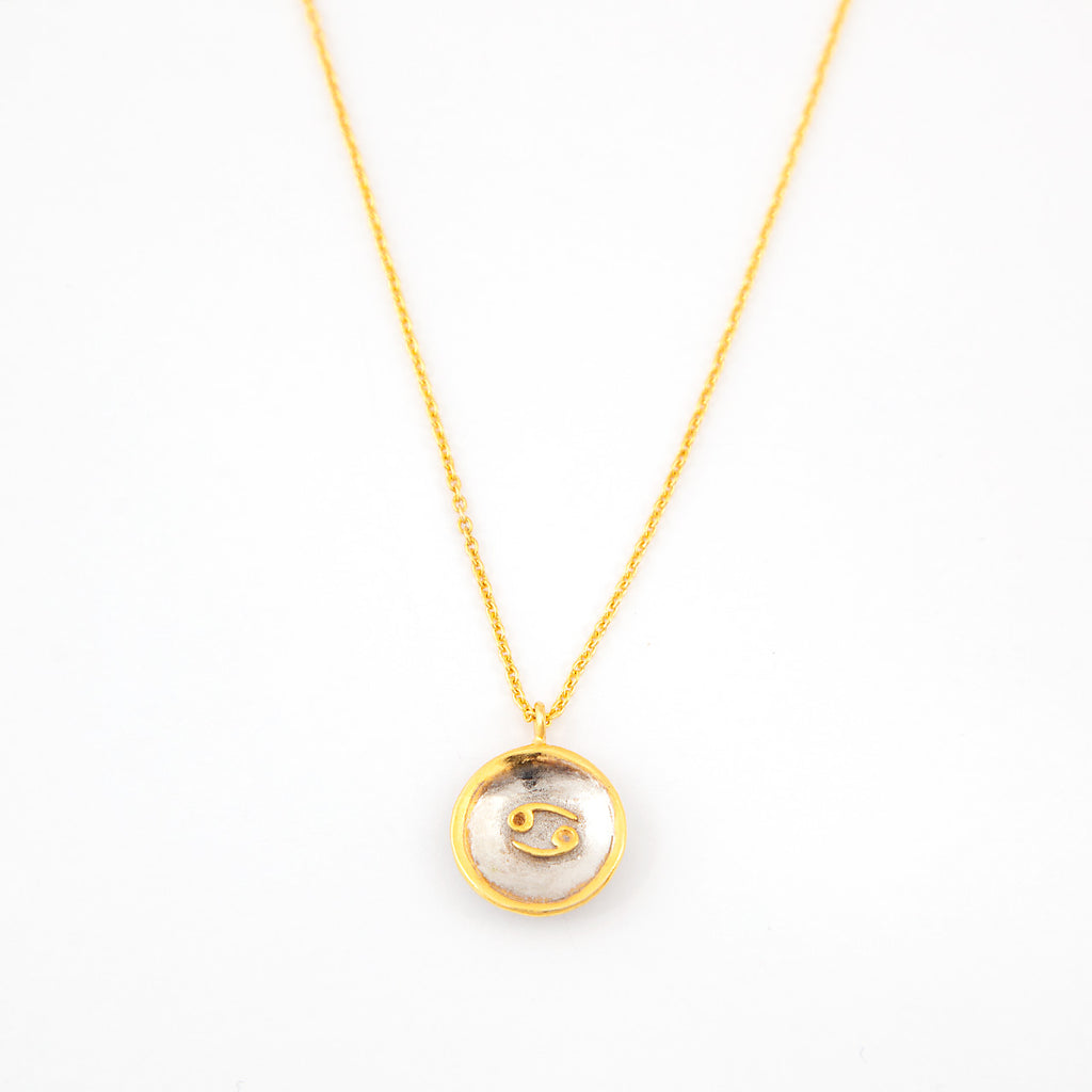 Constellation necklace Cancer - sterling silver-NuNu jewellery