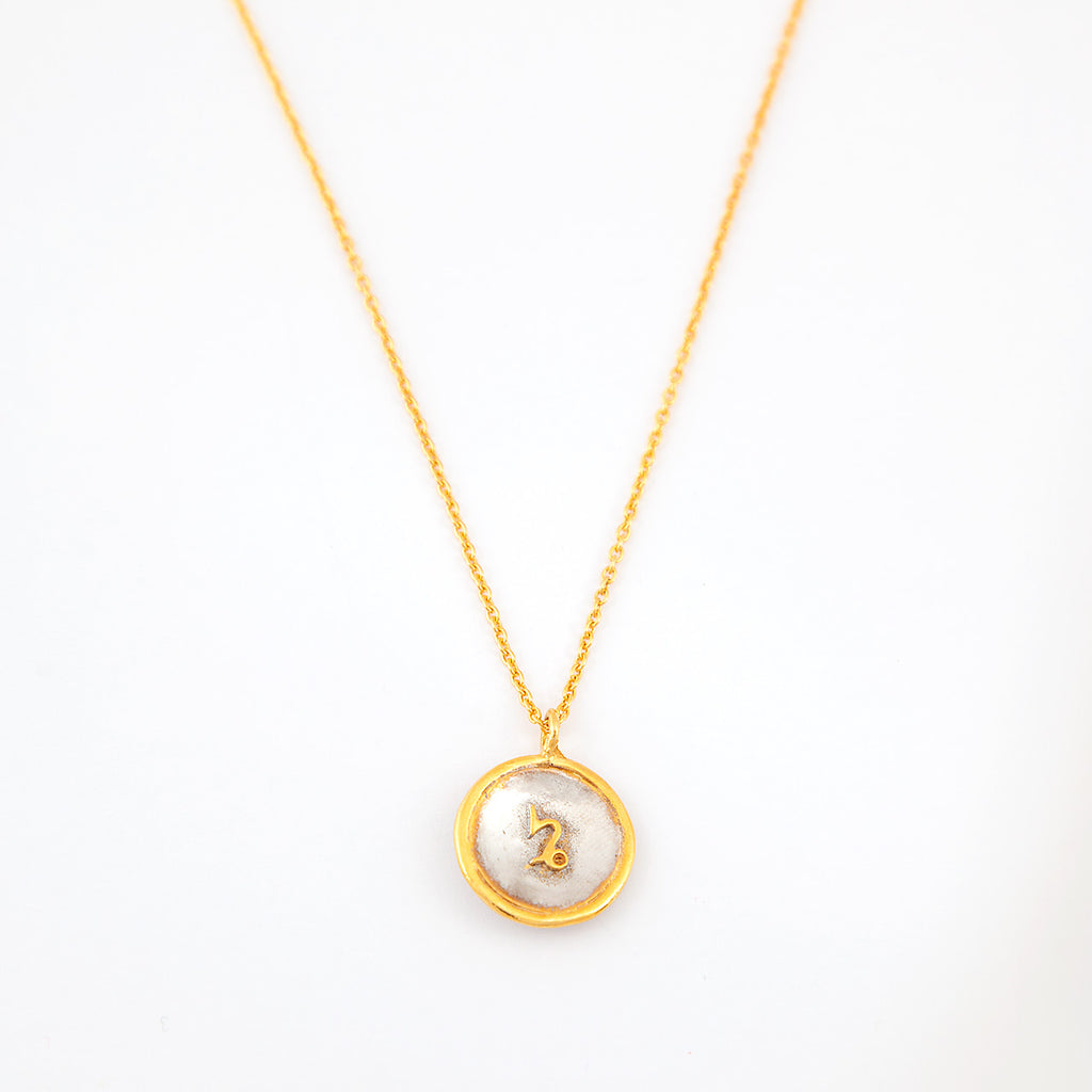 Constellation necklace Capricorn - sterling silver-NuNu jewellery