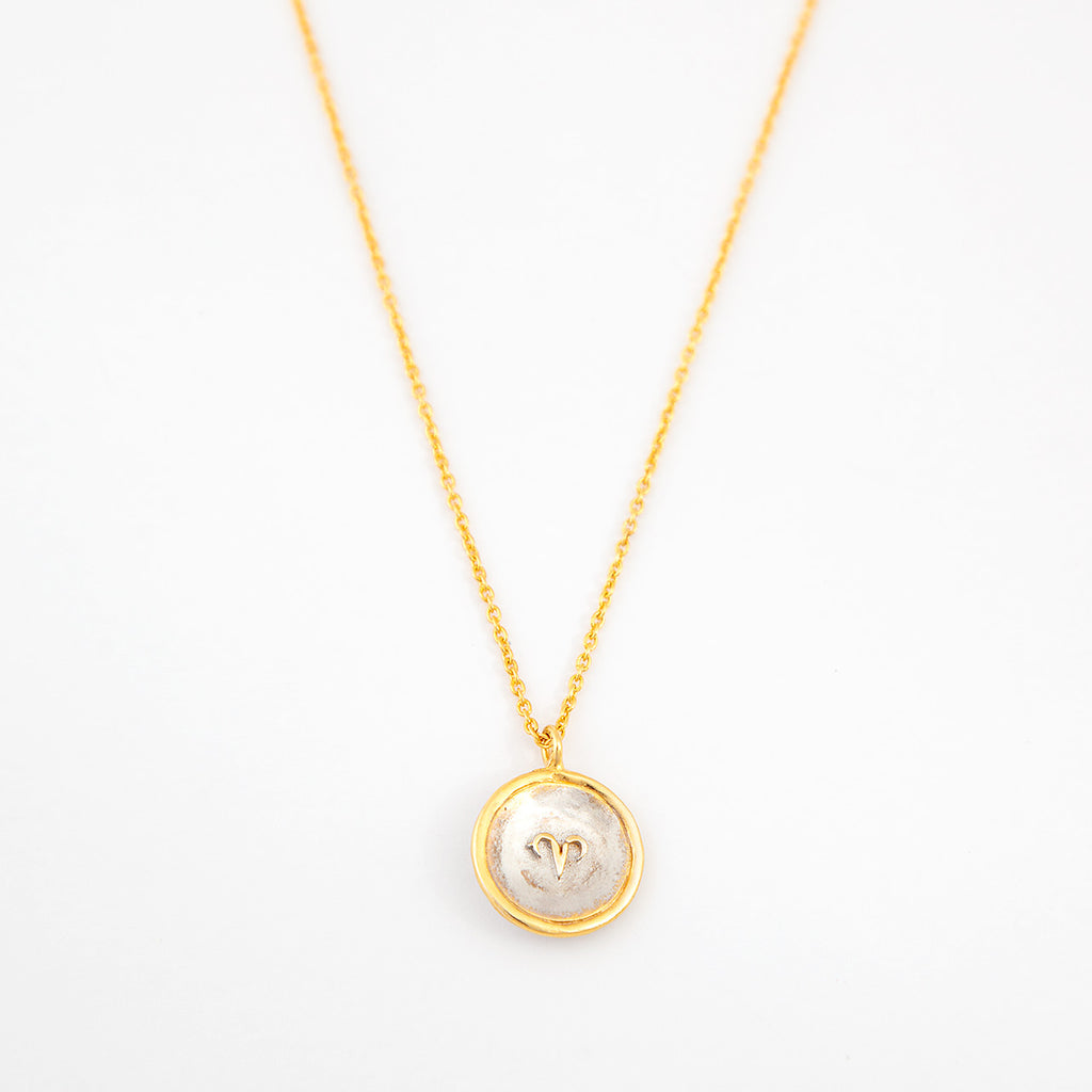 Constellation necklace Aries - sterling silver-NuNu jewellery