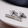 Personalised Special Date Cufflinks - sterling silver-NuNu jewellery