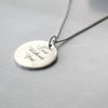 Life Is A Great Adventure Compass Necklace Personalised - sterling silver-NuNu jewellery