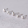 Handmade Single Mix Match Earrings Stud - sterling silver-NuNu jewellery