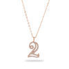 My Lucky Number Necklace - sterling silver-NuNu jewellery