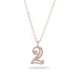 My Lucky Number Necklace - sterling silver-NuNu jewellery