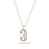 My Lucky Number Necklace - sterling silver-NuNu jewellery