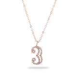 My Lucky Number Necklace - sterling silver-NuNu jewellery