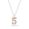My Lucky Number Necklace - sterling silver-NuNu jewellery