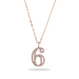 My Lucky Number Necklace - sterling silver-NuNu jewellery