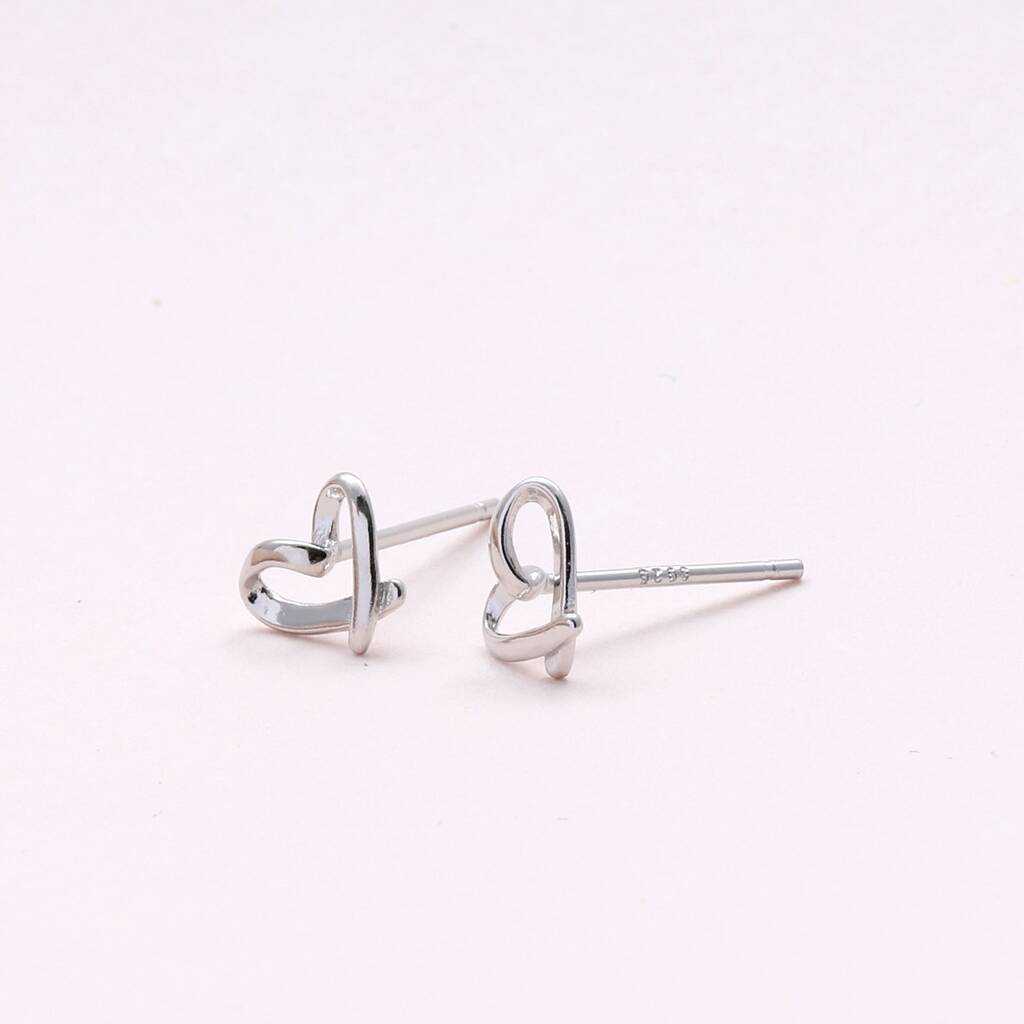 Message Bottle Earrings 'You're Loved' - sterling silver-NuNu jewellery