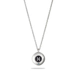 Handmade Sterling Silver Star Sign Birthstone Necklace - sterling silver-NuNu jewellery