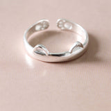 Sterling Silver Little Cat Ring - sterling silver-NuNu jewellery