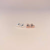 Belated Birthday Sterling Silver Heart Earrings - sterling silver-NuNu jewellery