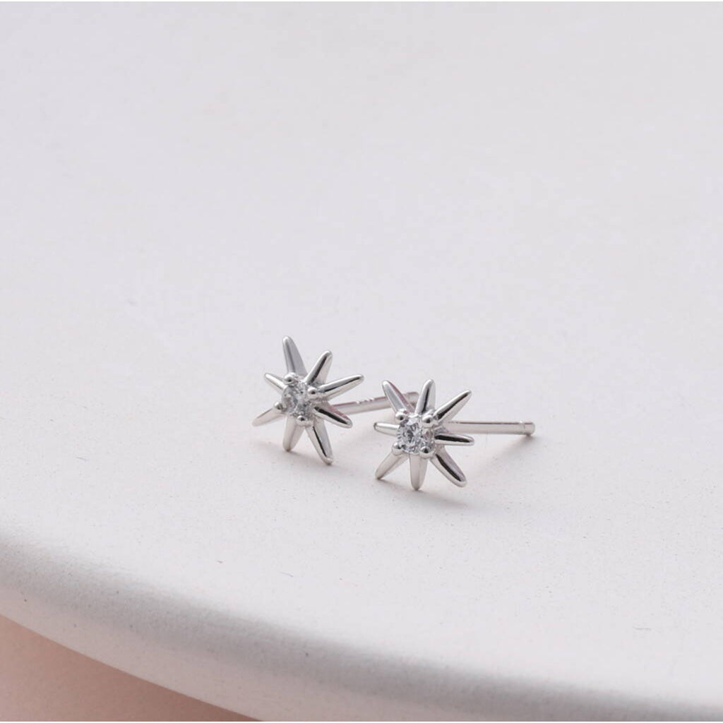 Message Bottle Sterling Silver Earrings 'Shine' - sterling silver-NuNu jewellery