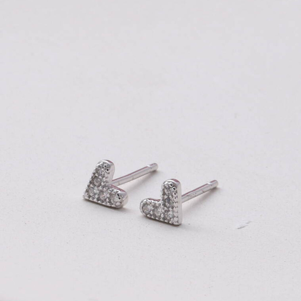 Message Bottle Sterling Silver Earrings 'All My Heart' - sterling silver-NuNu jewellery