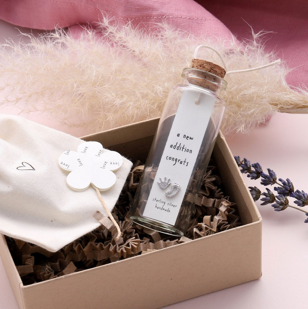 Message Bottle Sterling Silver Earrings 'New Addition' - sterling silver-NuNu jewellery