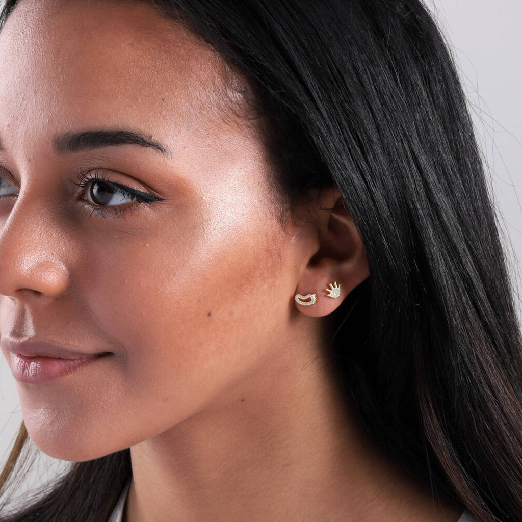 Message Bottle Sterling Silver Earrings 'New Addition' - sterling silver-NuNu jewellery