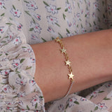 Highly Recommend Five Star Sister Bracelet - sterling silver-NuNu jewellery