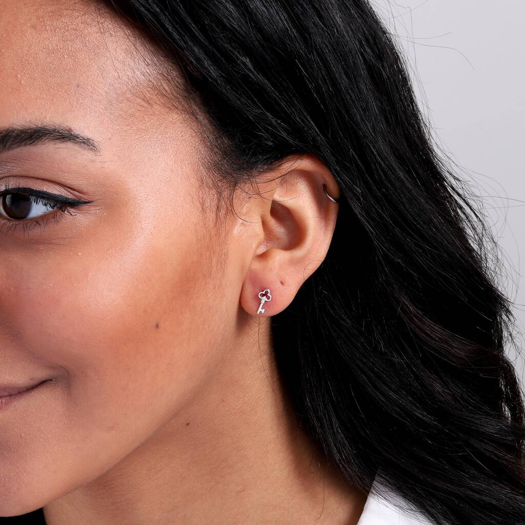 Message Bottle Earrings 21st Birthday - sterling silver-NuNu jewellery