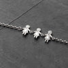 Sisters Together Bracelet - sterling silver-NuNu jewellery