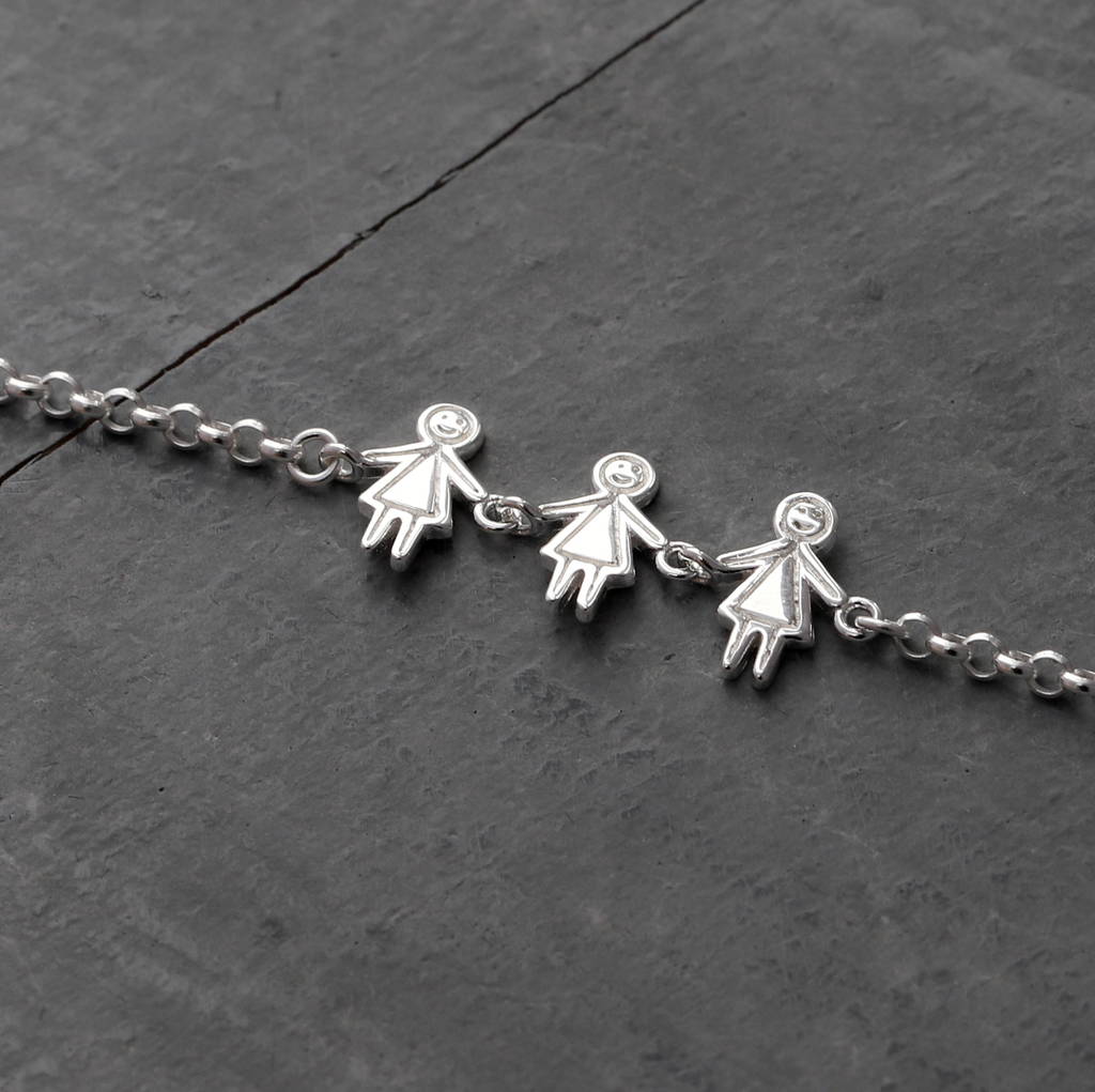 Sisters Together Bracelet - sterling silver-NuNu jewellery