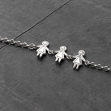 Sisters Together Bracelet - sterling silver-NuNu jewellery