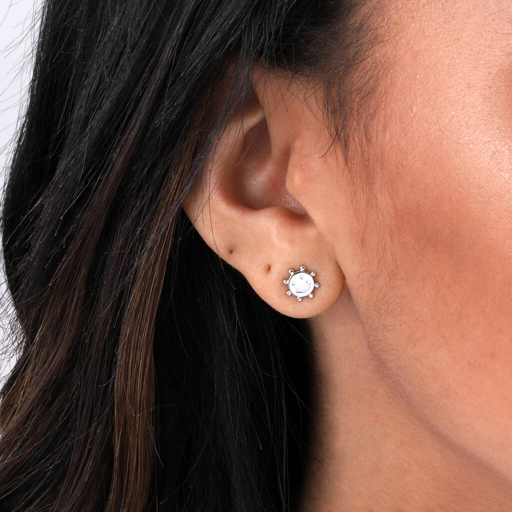 Gift Bag 'Friendship Is Like Sunshine' Earrings - sterling silver-NuNu jewellery