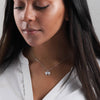 Sterling Silver 'Believe' Angel Wing Necklace - sterling silver-NuNu jewellery