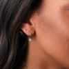 Sterling Silver Cherry Flower Ear Hook - sterling silver-NuNu jewellery