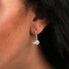 Sterling Silver Blossom Cluster Earring Hook - sterling silver-NuNu jewellery