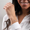 'Be Brave' Positivity Wave Bracelet - sterling silver-NuNu jewellery