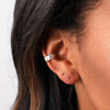 Sterling Silver Feather Ear Cuff - sterling silver-NuNu jewellery