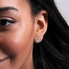 Sterling Silver 'Love You More Than' Doughnuts Earrings - sterling silver-NuNu jewellery