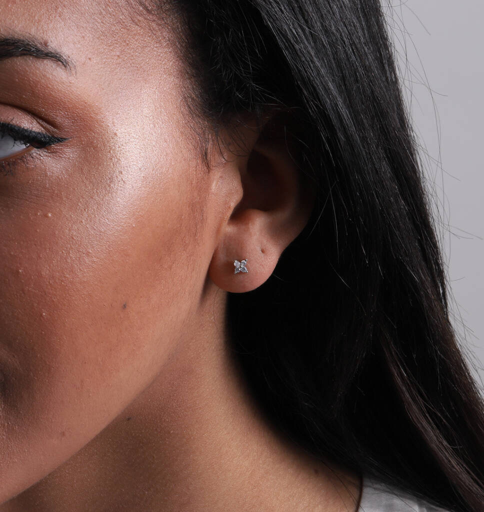 Gift Bag 'One Year More Fabulous' Sparkle Earrings - sterling silver-NuNu jewellery