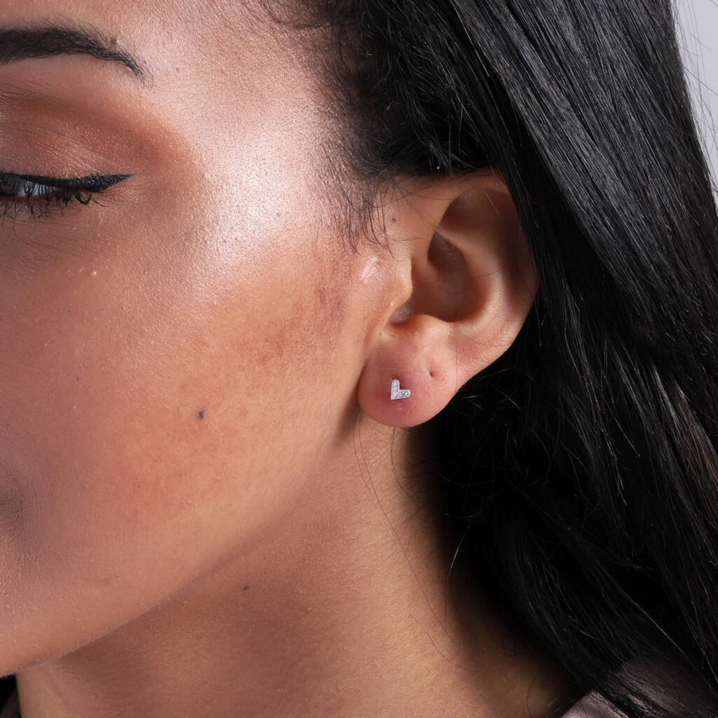 Gift Bag 'Always' Heart Earrings - sterling silver-NuNu jewellery