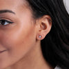 Silver 'Leave A Little Sparkle' Star Earrings - sterling silver-NuNu jewellery