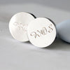 Personalised Initial Cufflinks - sterling silver-NuNu jewellery