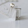 Write Her Own Story Book Pendant Necklace - sterling silver-NuNu jewellery