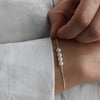 40 Th Birthday Pearl Bracelet - sterling silver-NuNu jewellery
