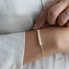 70 Th Birthday Pearl Bracelet - sterling silver-NuNu jewellery