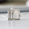 Write Her Own Story Book Pendant Necklace - sterling silver-NuNu jewellery