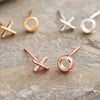 Gift Boxed 'Thank You' Kiss And Hug Earrings - sterling silver-NuNu jewellery