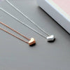 Mother And Daughter Distance Necklace - sterling silver-NuNu jewellery