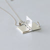 Write Her Own Story Book Pendant Necklace - sterling silver-NuNu jewellery