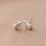 Happy Christmas Penguin Earrings - sterling silver-NuNu jewellery