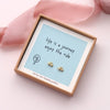 'Life Is A Journey' Sterling Silver Car Earrings - sterling silver-NuNu jewellery